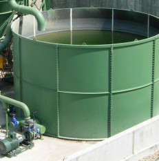 Reservatório de armazenagem de água limpa