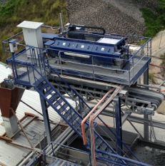 Single piston side beams <strong>filter press</strong>