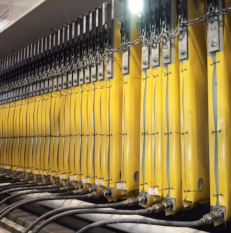 Four piston overhead beams<strong> filter press</strong>